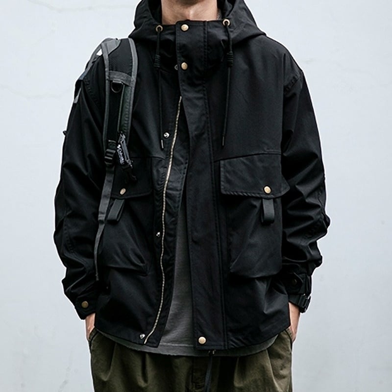 Multi-pocket mountain parka HL2168