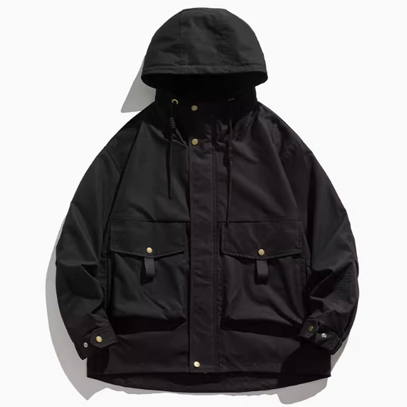 Multi-pocket mountain parka HL2168
