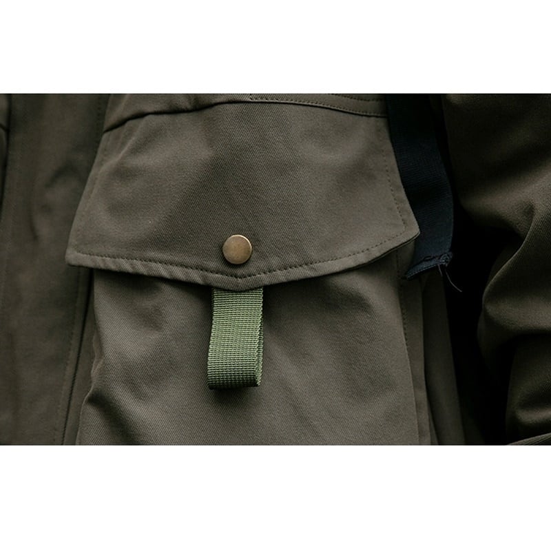 Multi-pocket mountain parka HL2168