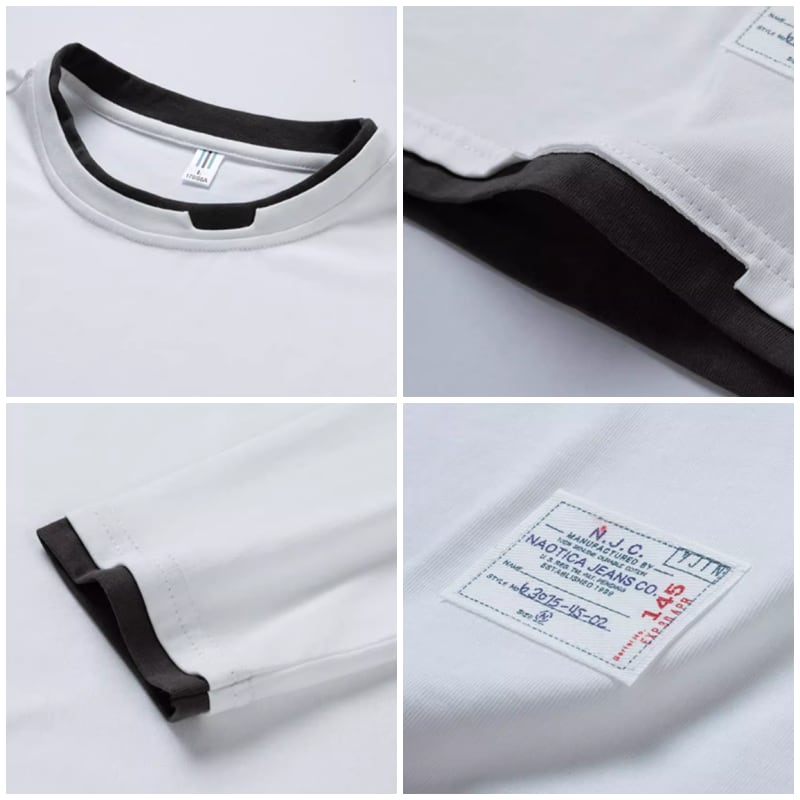 Round neck basic long sleeve T-shirt HL2178