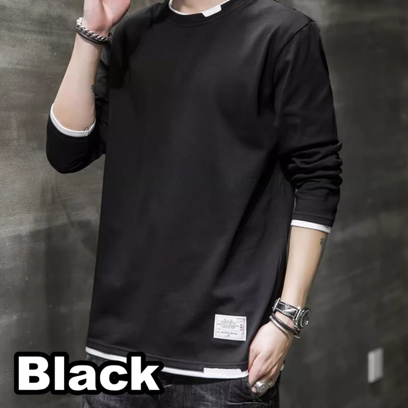 Round neck basic long sleeve T-shirt HL2178