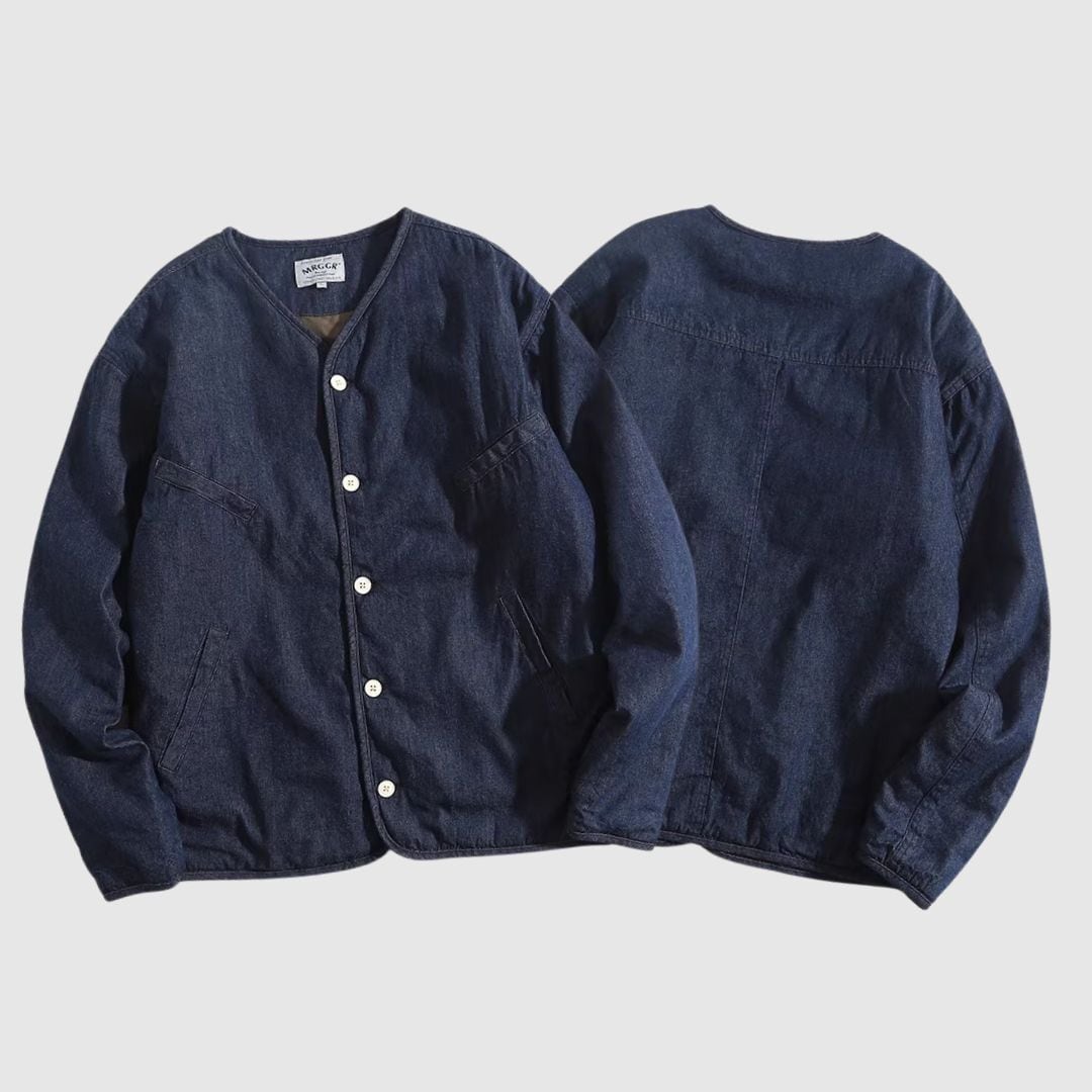 Quilted denim jacket HL2240