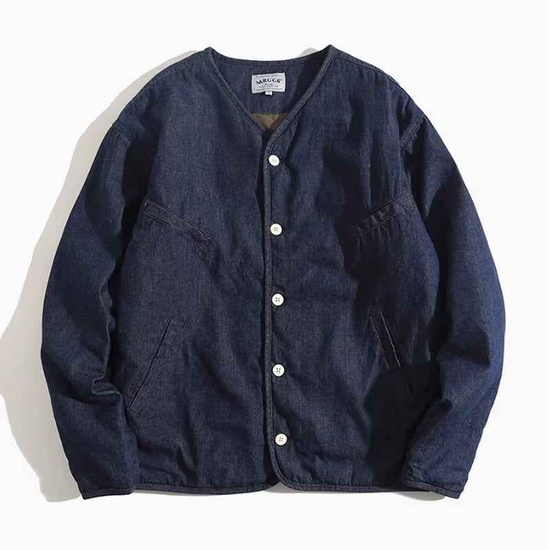Quilted denim jacket HL2240
