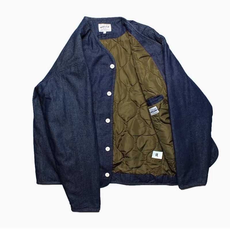 Quilted denim jacket HL2240