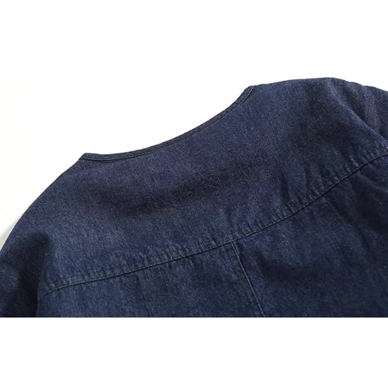 Quilted denim jacket HL2240
