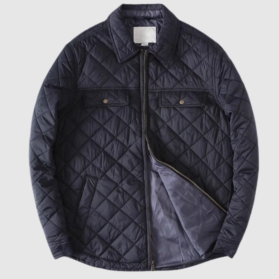 Quilted lapel jacket HL2242