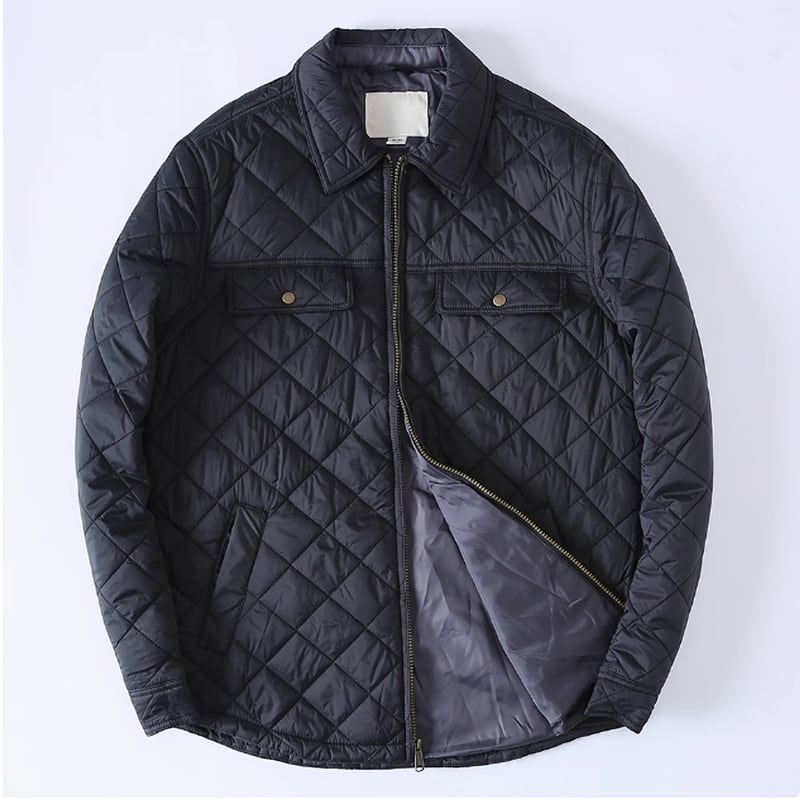 Quilted lapel jacket HL2242