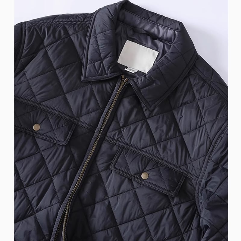 Quilted lapel jacket HL2242