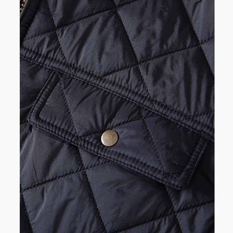 Quilted lapel jacket HL2242