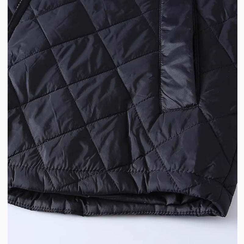 Quilted lapel jacket HL2242