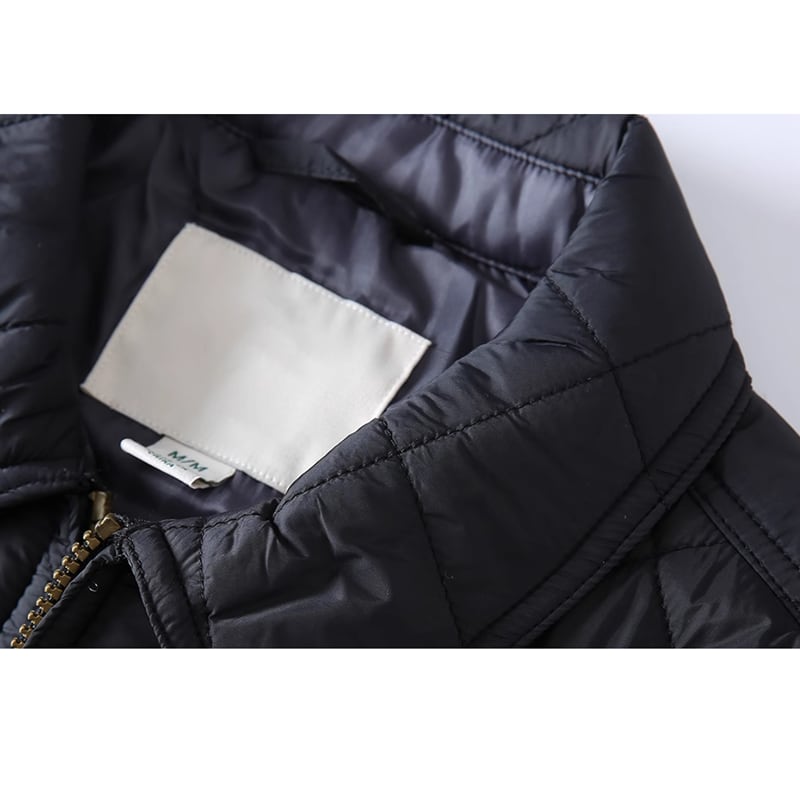 Quilted lapel jacket HL2242