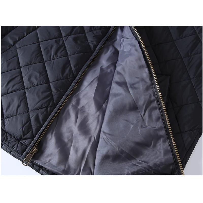 Quilted lapel jacket HL2242