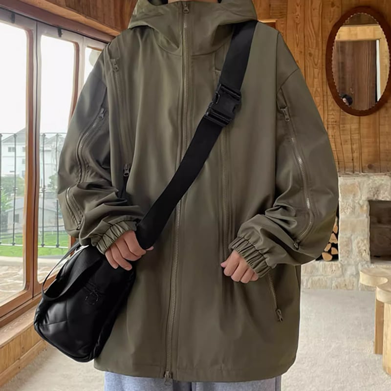 Long zipper mountain jacket HL2185