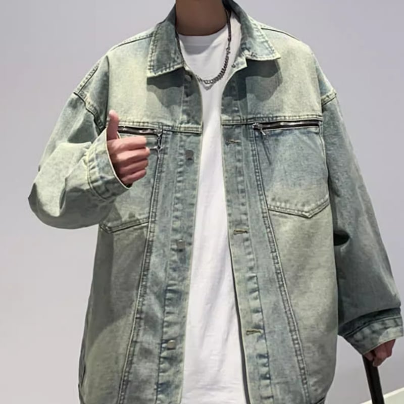 Washed denim jacket HL2187