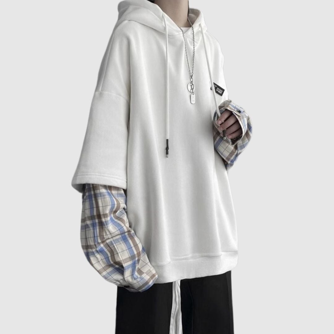 Layered style hoodie HL2189