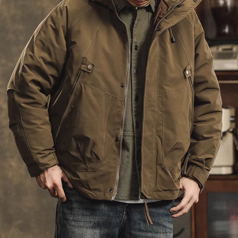 Outdoor jacket with inner down HL2278