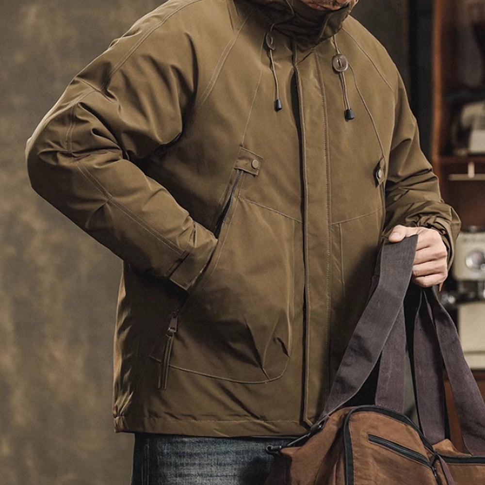 Outdoor jacket with inner down HL2278