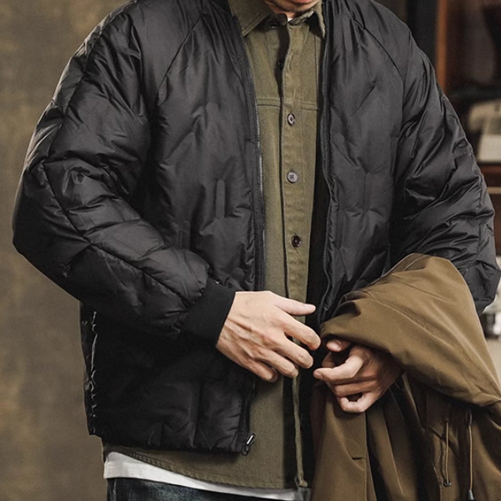 Outdoor jacket with inner down HL2278