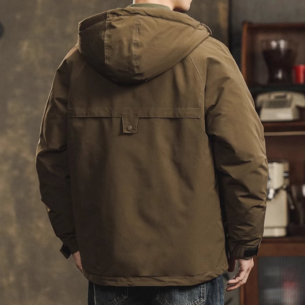 Outdoor jacket with inner down HL2278