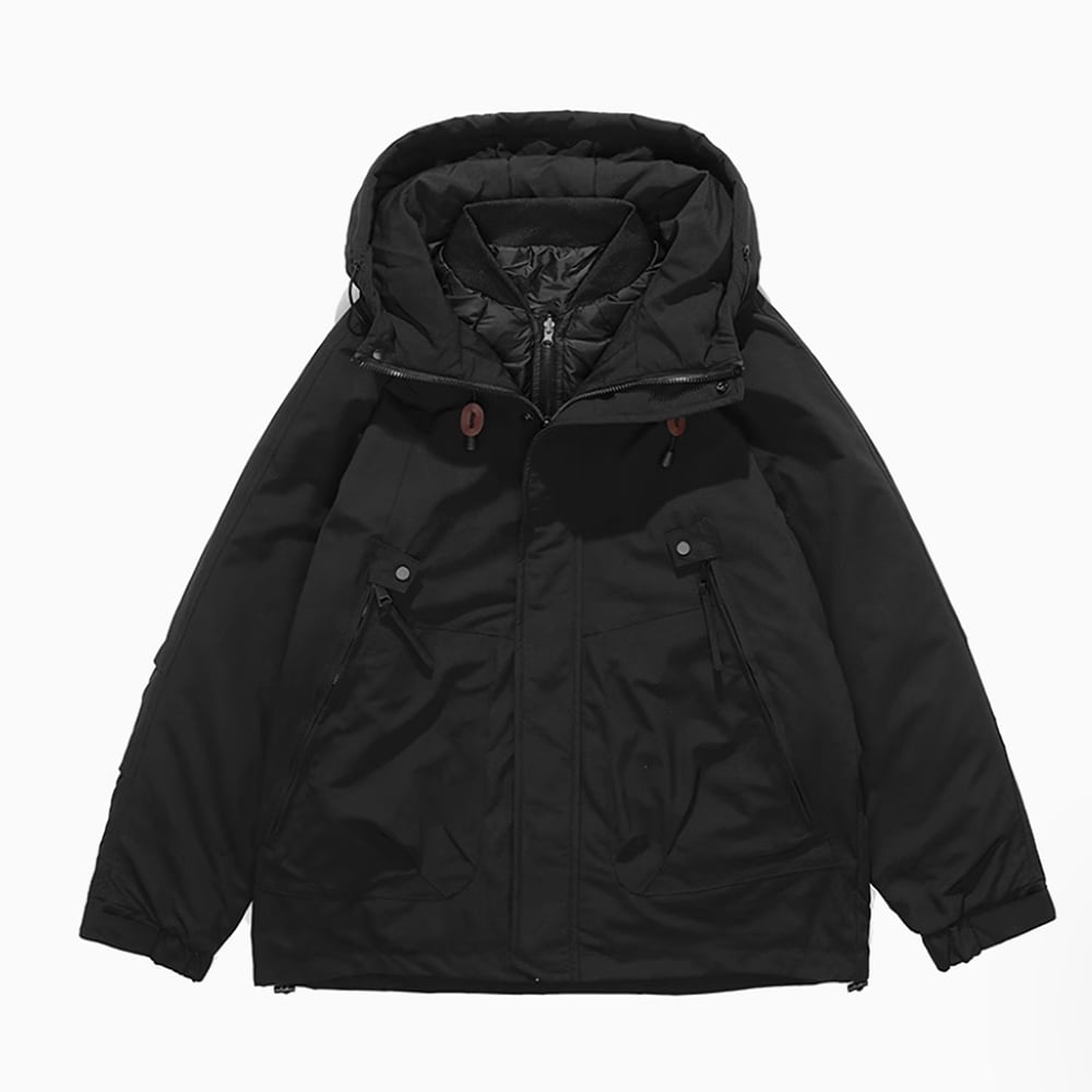 Outdoor jacket with inner down HL2278