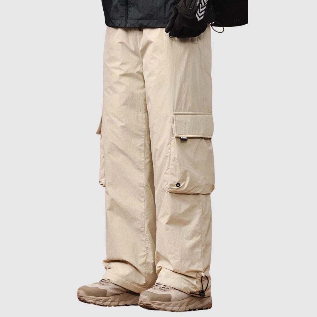 Multi-pocket down pants HL2276