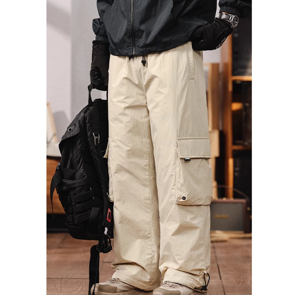 Multi-pocket down pants HL2276