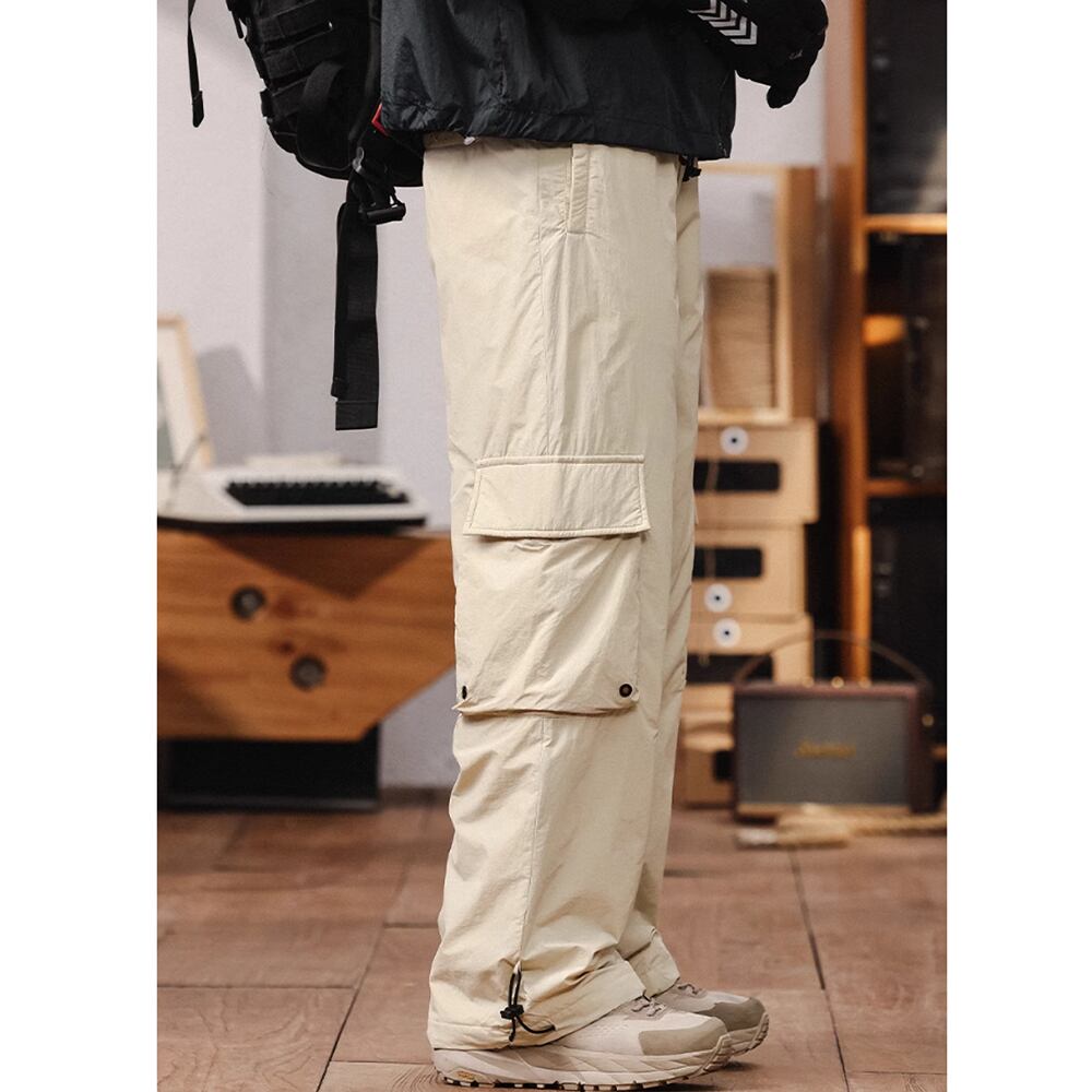 Multi-pocket down pants HL2276