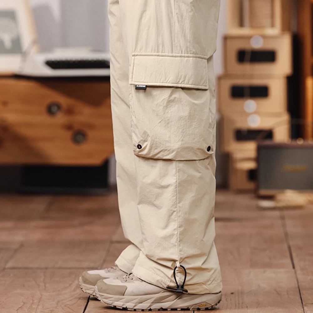 Multi-pocket down pants HL2276