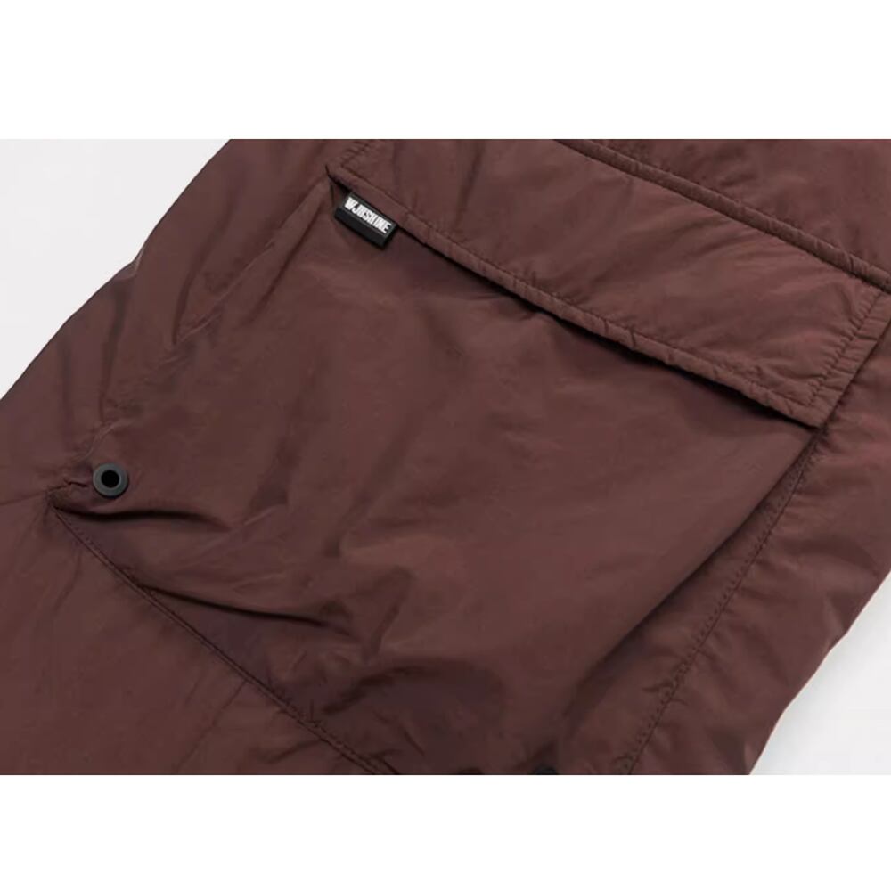 Multi-pocket down pants HL2276