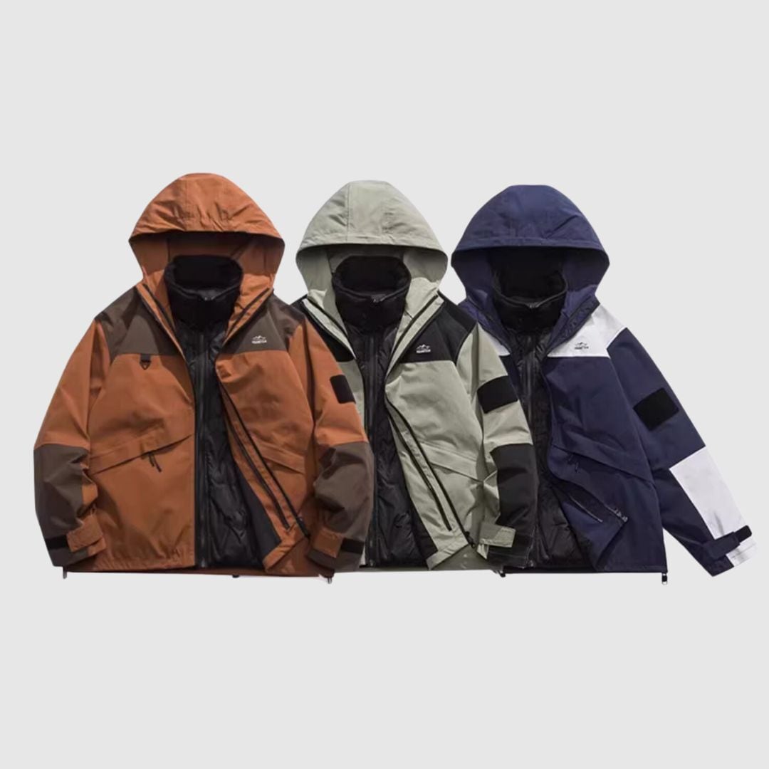 Mountain jacket with down liner HL2273