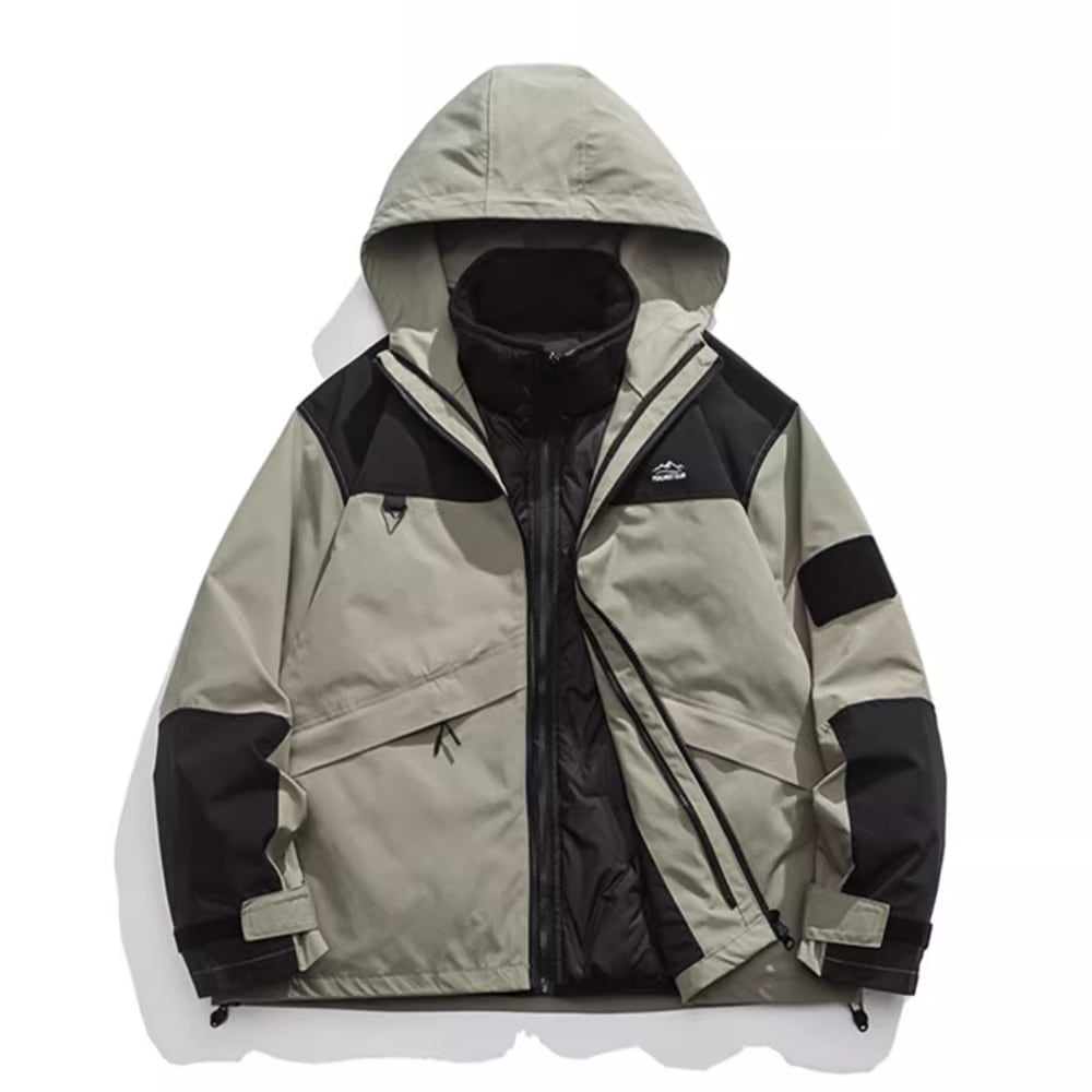 Mountain jacket with down liner HL2273