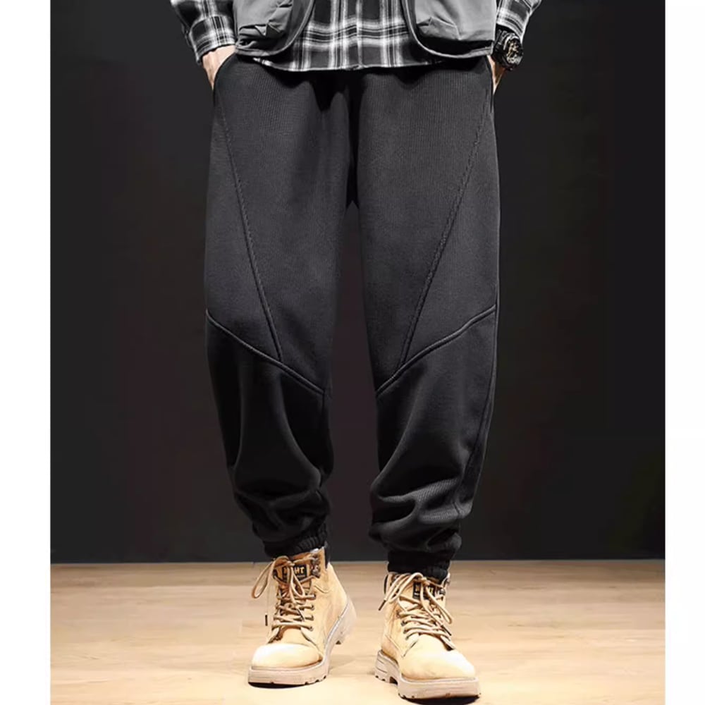 Big size boa lining sweat pants HL2260