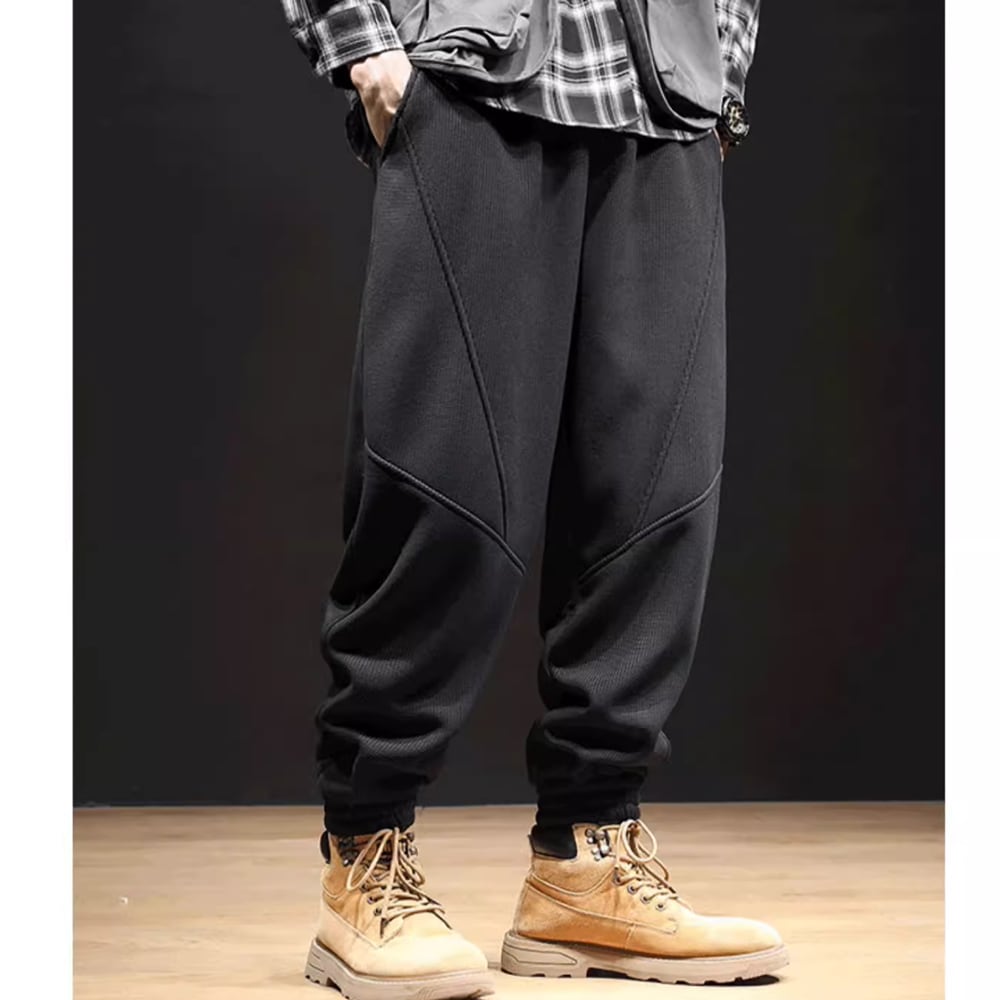 Big size boa lining sweat pants HL2260