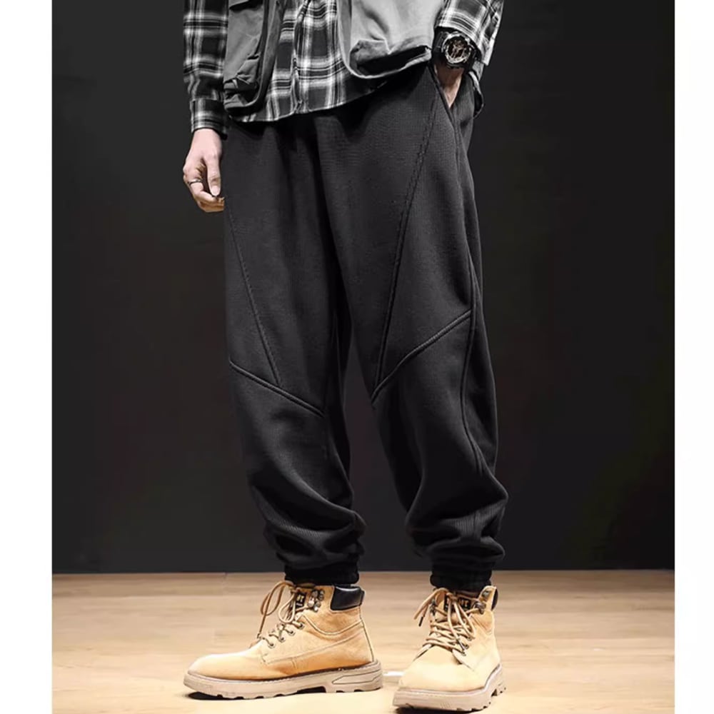 Big size boa lining sweat pants HL2260