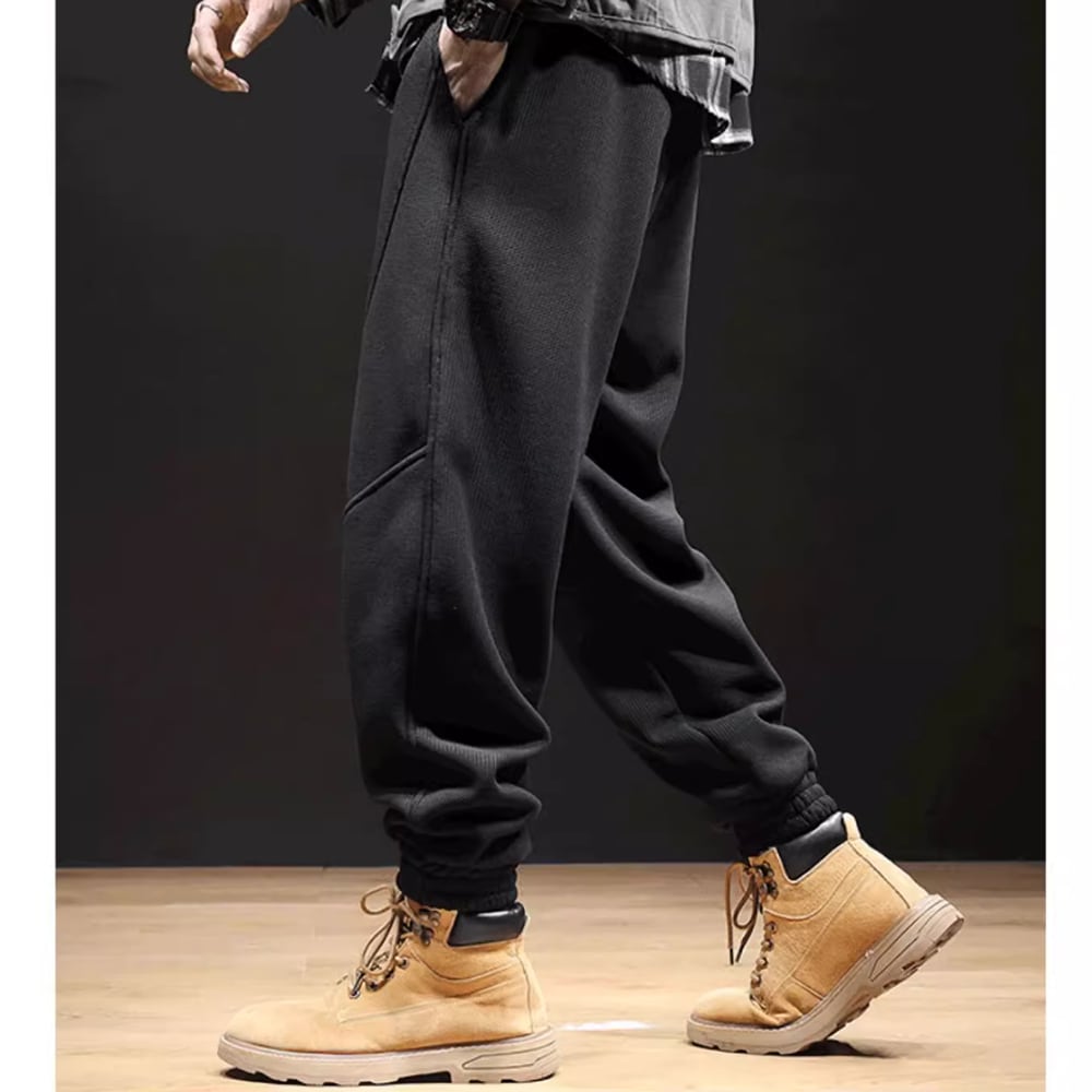 Big size boa lining sweat pants HL2260