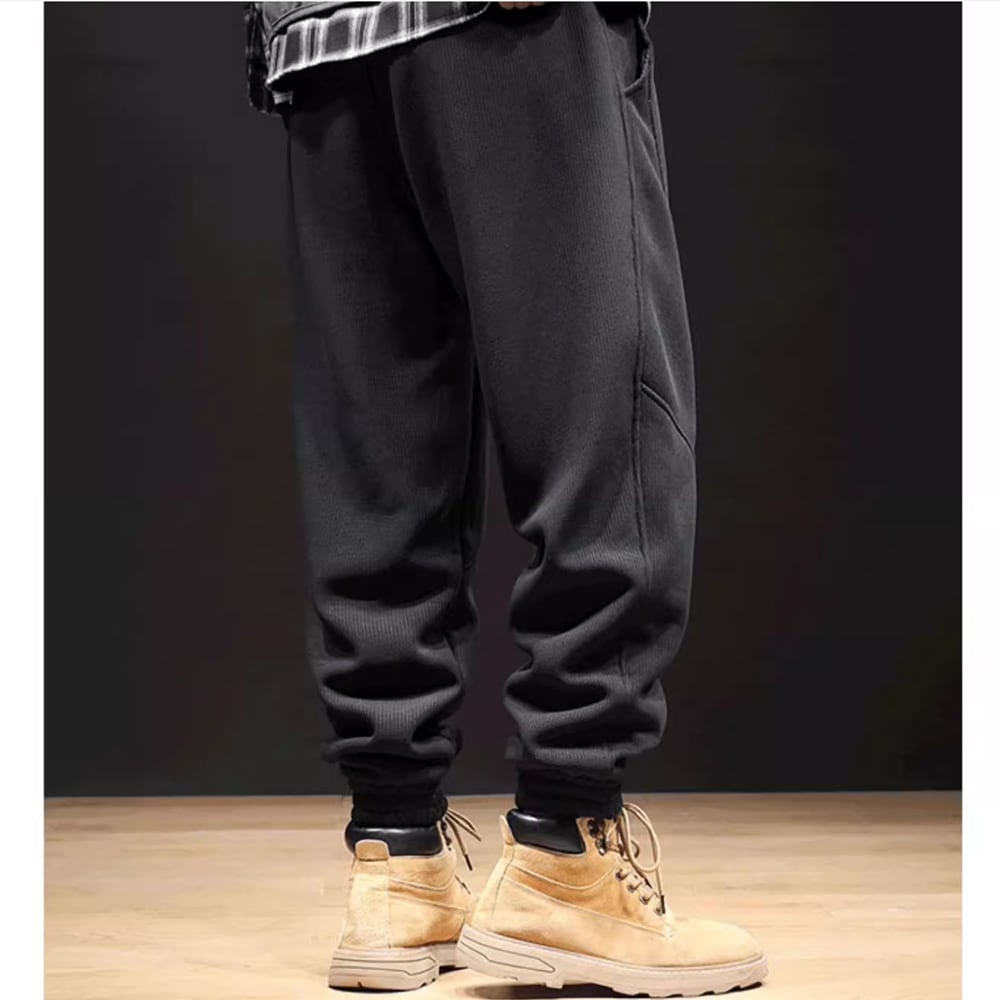 Big size boa lining sweat pants HL2260