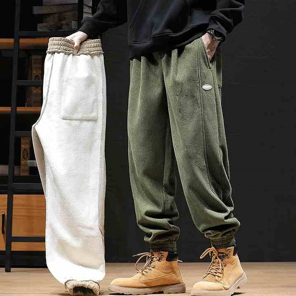 Big size fleece sweatpants HL2259