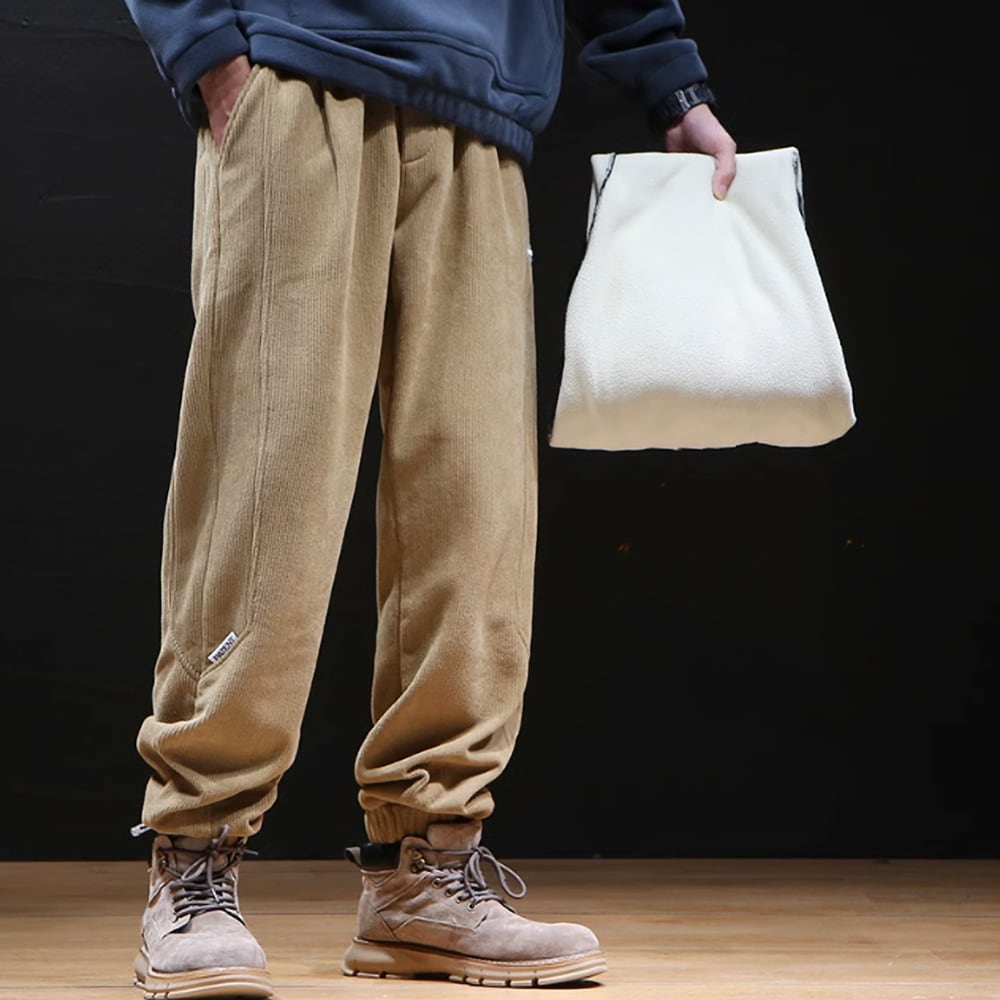 Big size fleece sweatpants HL2259