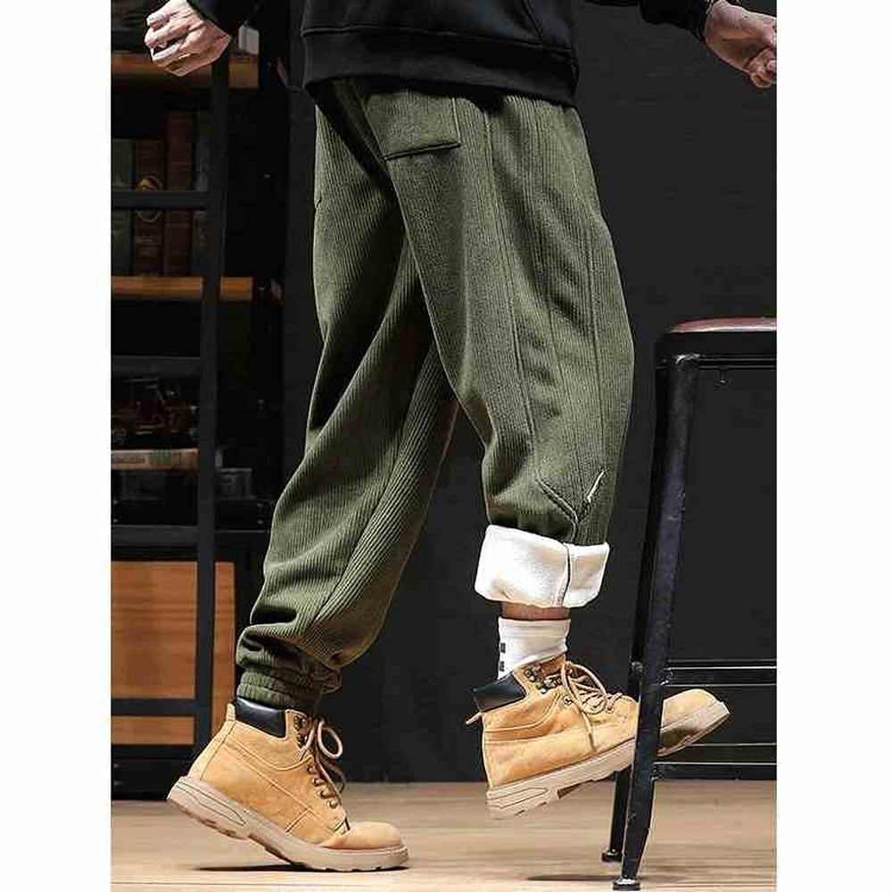 Big size fleece sweatpants HL2259