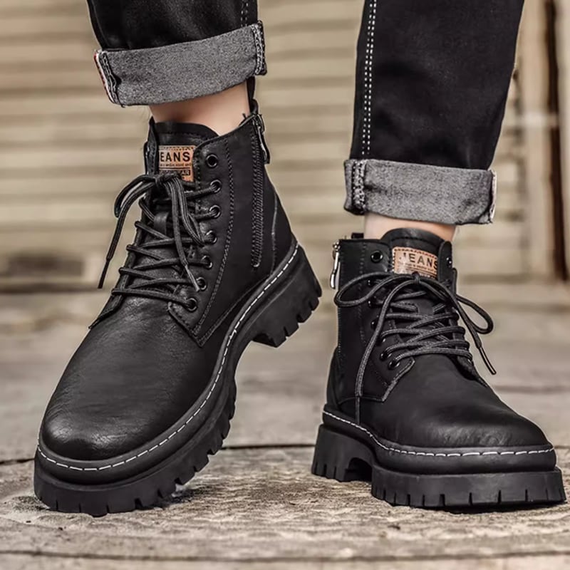 High-cut lace-up boots HL2227