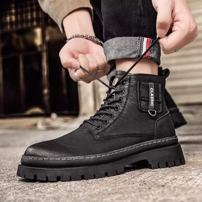 High-cut lace-up boots HL2227