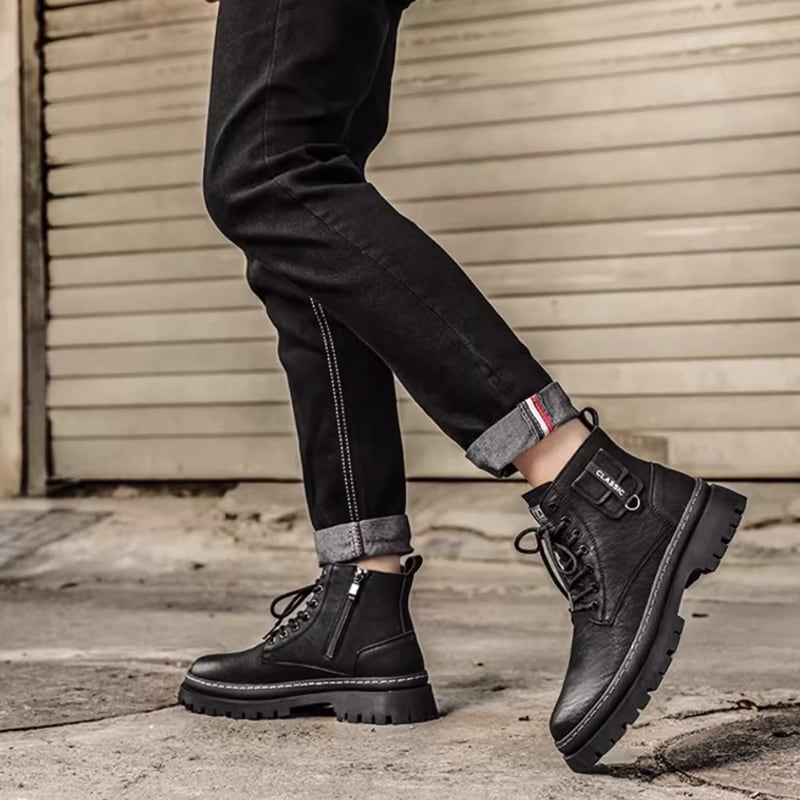 High-cut lace-up boots HL2227