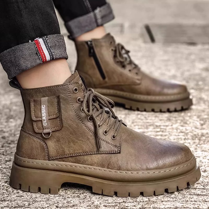 High-cut lace-up boots HL2227