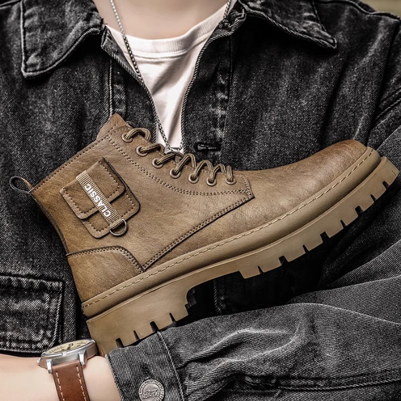 High-cut lace-up boots HL2227