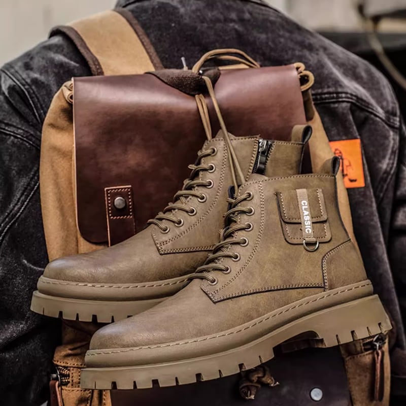 High-cut lace-up boots HL2227