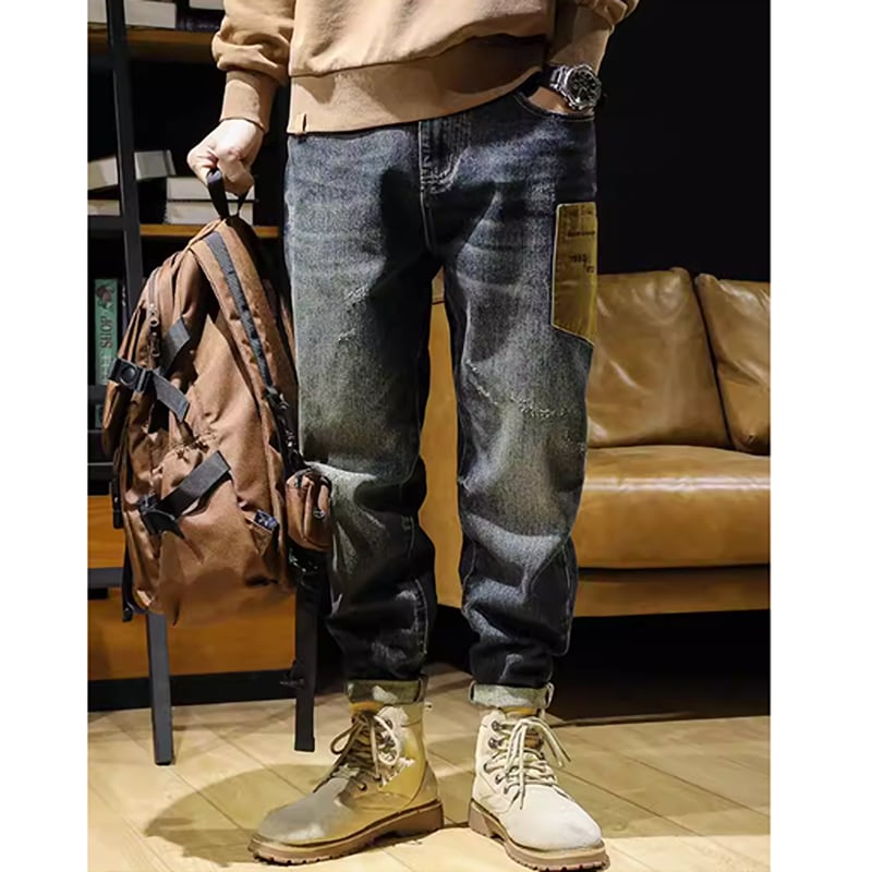 Straight denim jeans HL2250