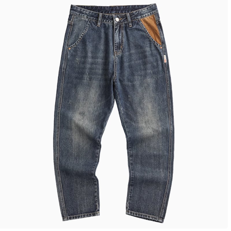 Loose straight denim jeans HL2249