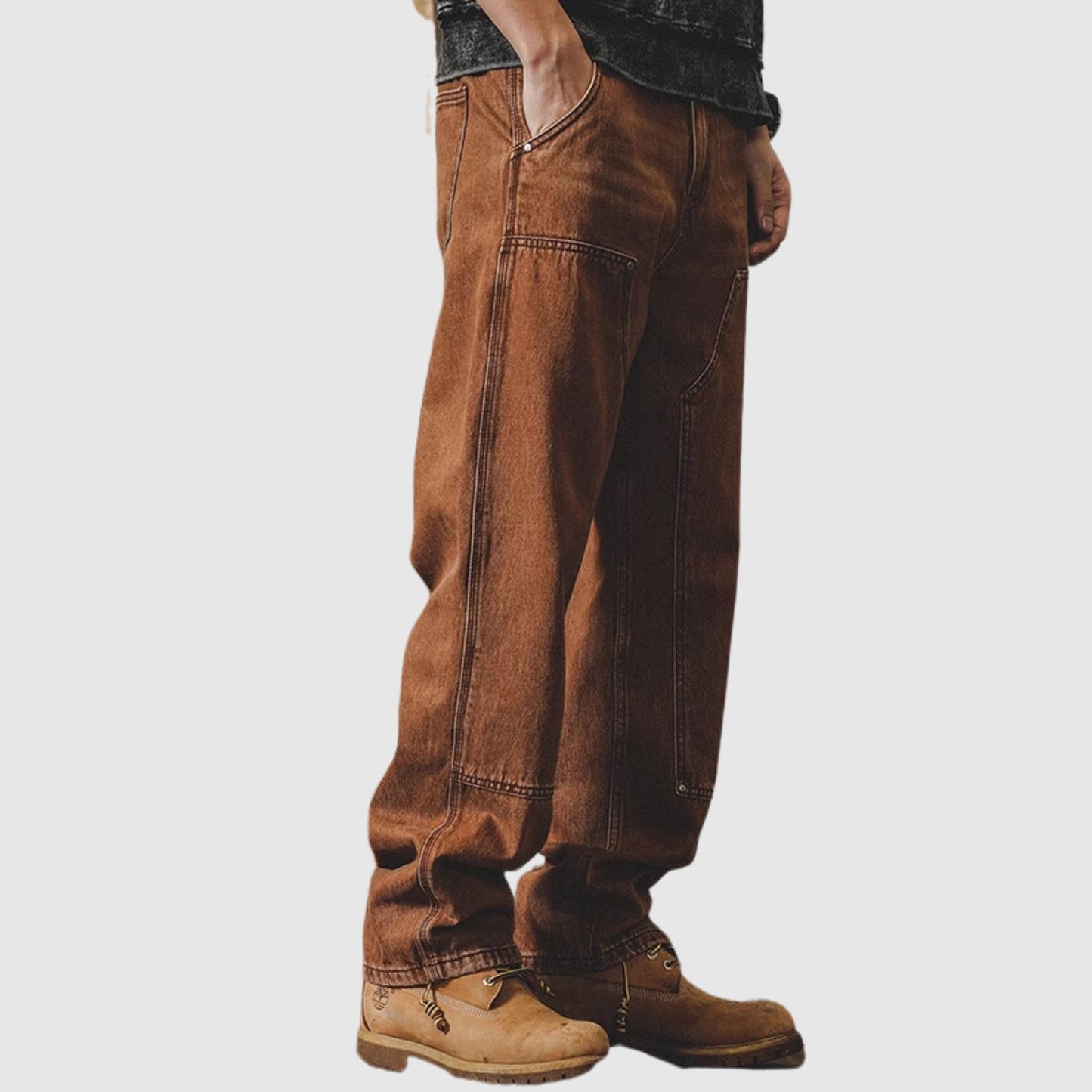 Casual colored denim jeans HL1881