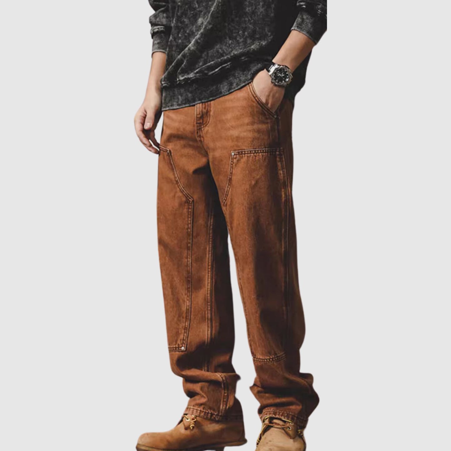 Casual colored denim jeans HL1881