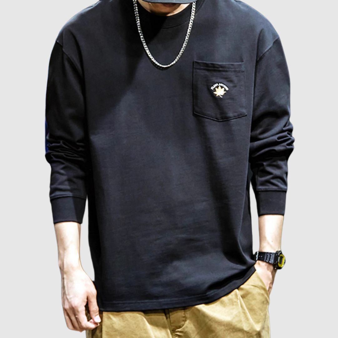 Long-Sleeve Cotton T-Shirt HL1943
